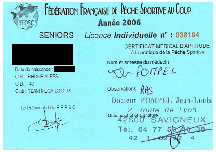 licence 2006